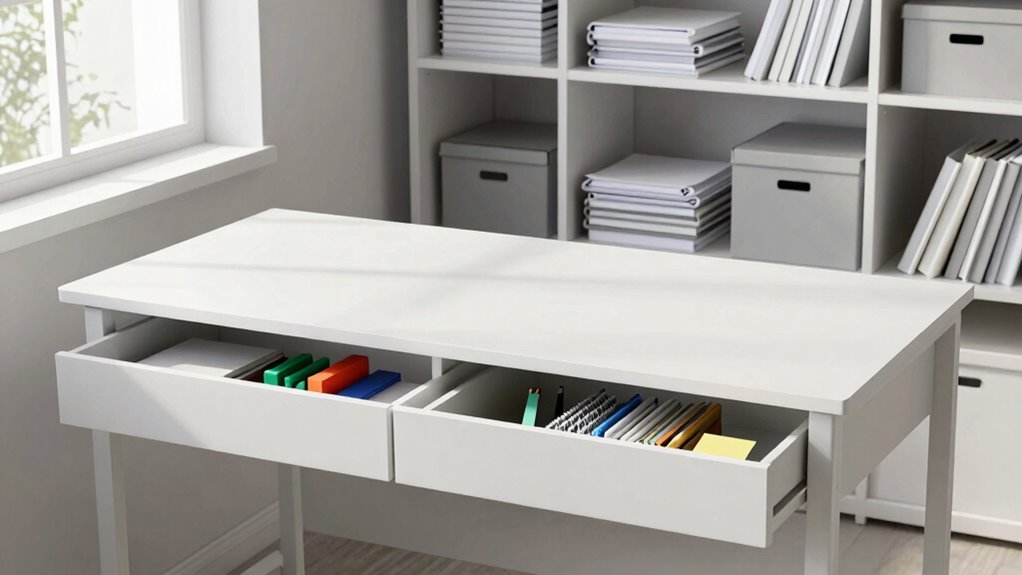 organized ergonomic calming workspace