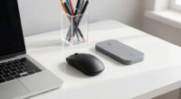 organized ergonomic desk tools