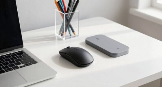organized ergonomic desk tools