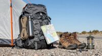 organized travel equipment selection