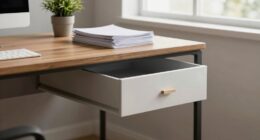organized workspace promotes comfort