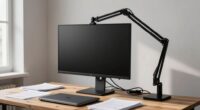 poor monitor mounting choices