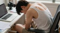 poor posture causing discomfort