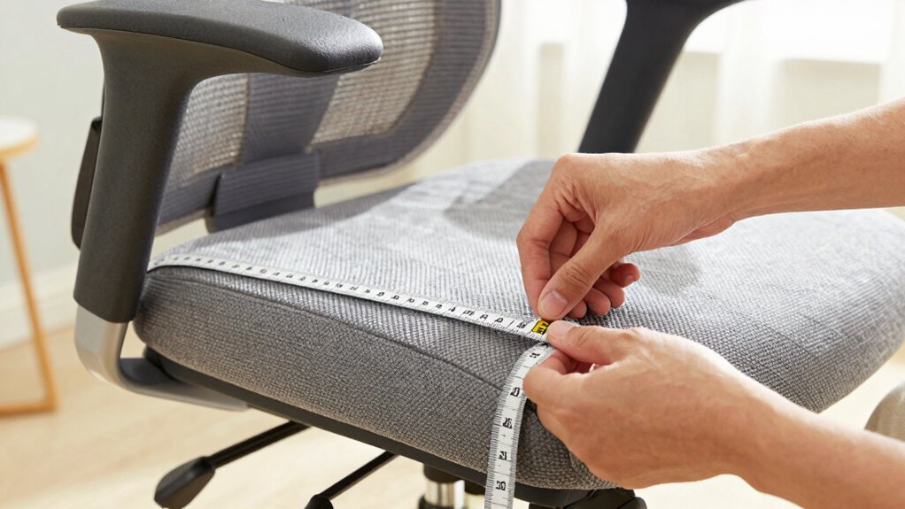 proper ergonomic chair measurements