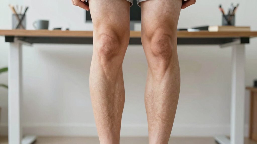 proper posture prevents calf soreness