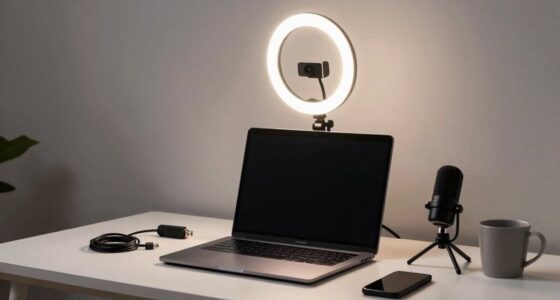 proper webcam lighting setup