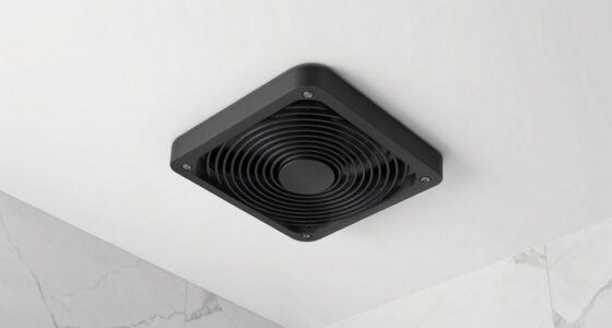 quiet bathroom fan features