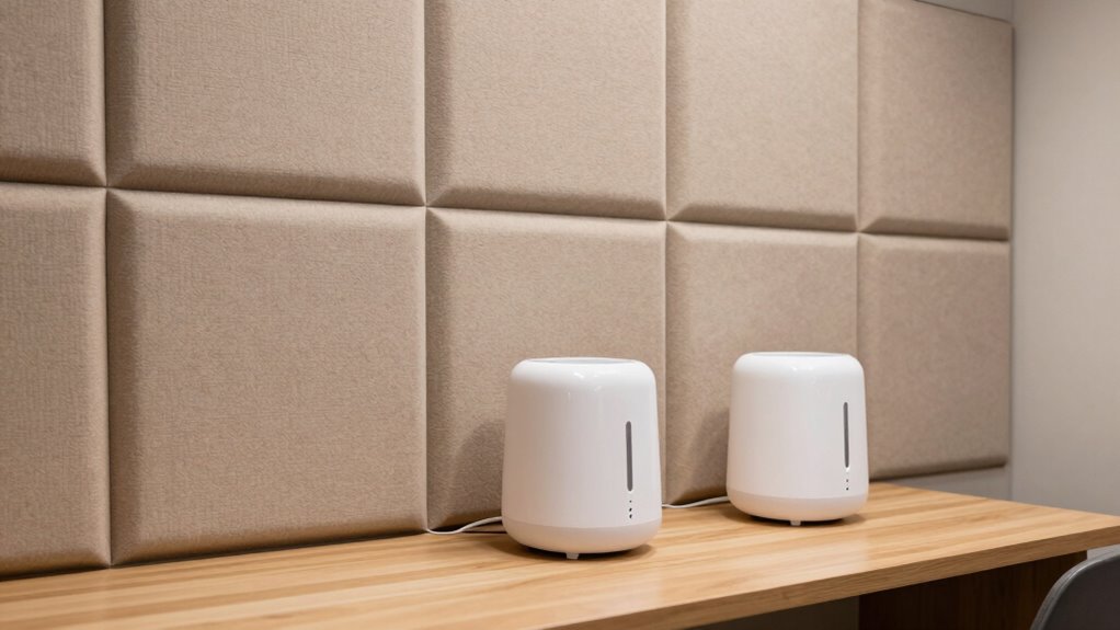 sound absorption versus masking