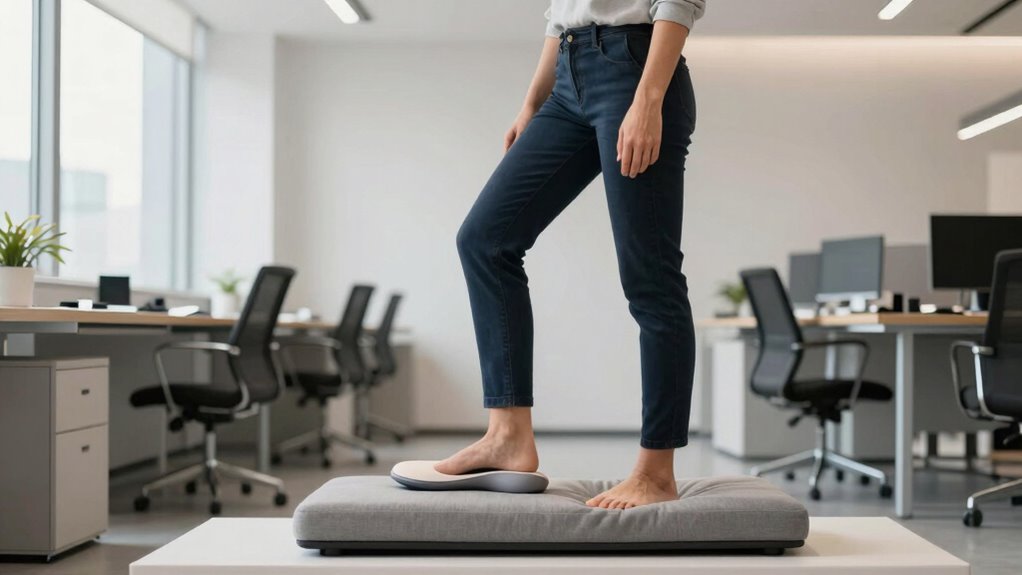 supportive footwear and ergonomic standing