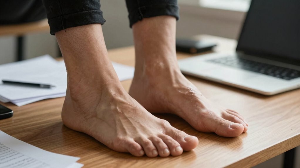 supportive footwear reduces restlessness