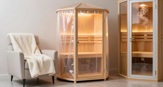 types of sauna enclosures