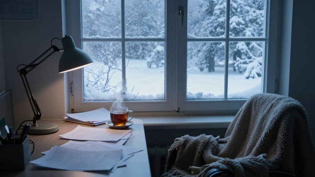 winter worsens workspace environment
