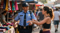 Police officer with the pickpocketing skills