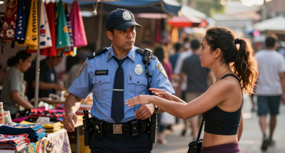 Police officer with the pickpocketing skills