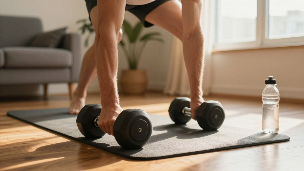 This Is The Dumbbell Workout A Personal Trainer Recommends For People Who Want To Build Strength Without Going To The Gym