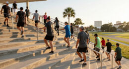 Viral Tampa Workout Friday Stairs Expands To New Cities Across US